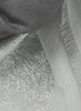 JANE CARR The Block Square in Grey, two tone cashmere scarf with Lurex - detail