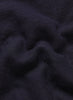 JANE CARR The Fray Wrap in Navy, navy woven pure cashmere scarf – detail