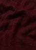JANE CARR The Fray Wrap in Raisin, burgundy woven pure cashmere scarf – detail