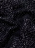 JANE CARR The Cosmos Scarf in Navy, navy cashmere scarf woven with silver Lurex – detail