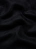 JANE CARR The Sheer Fray Square in Black, black super fine pure cashmere scarf - detail