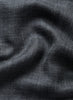 JANE CARR The Sheer Fray Square in Granite, dark grey super fine pure cashmere scarf – detail