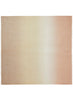 JANE CARR The Wave Carré in Mouse, pink and neutral hand painted cashmere dégradé square - flat