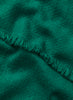 JANE CARR The Hudson Scarf in Emerald, green textured pure cashmere scarf - detail
