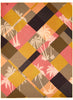 The Paradise Wrap, multicolour printed modal cashmere-blend scarf – flat