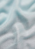 The Tango Scarf, pale blue pure cashmere scarf with metallic stripes – detail