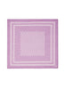 The Frutti Neckerchief, purple printed cotton silk-blend scarf – flat