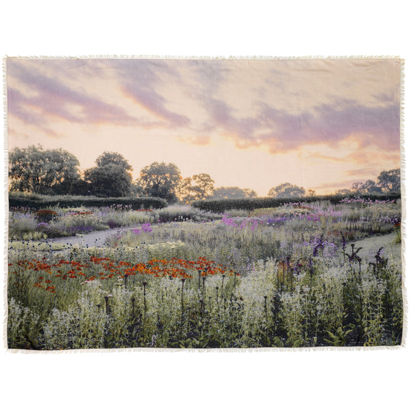 JANE CARR X Piet Oudolf and Hauser & Wirth Wrap - 'Panorama' printed modal cashmere wrap