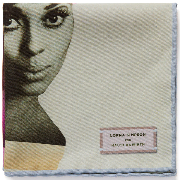 JANE CARR X LORNA SIMPSON FOR HAUSER & WIRTH THE TOP POCKET SQUARE