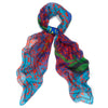 JANE CARR X LE BON MARCHÉ, "160 ANS" SQUARE - Exclusive printed silk voile scarf
